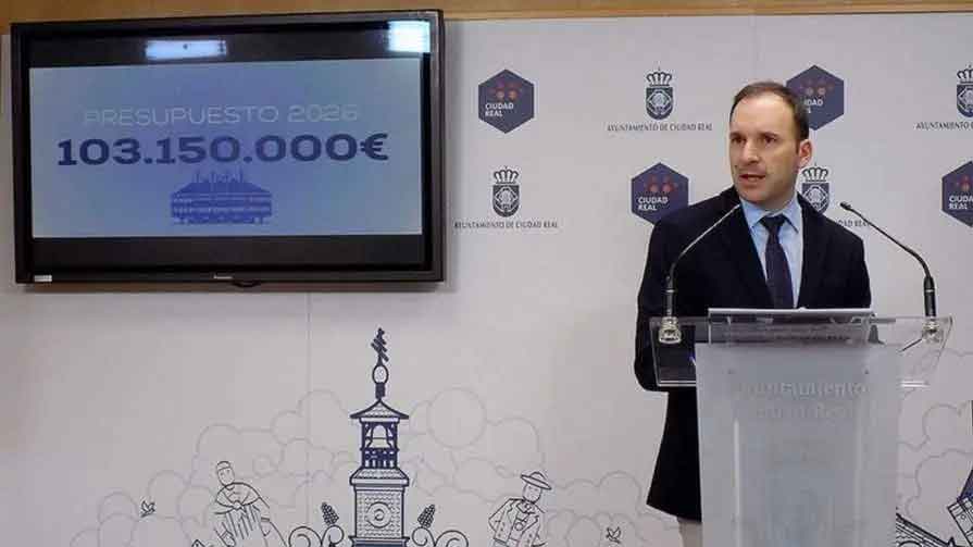 Ciudad Real presenta el presupuesto más elevado e inversor de su historia
