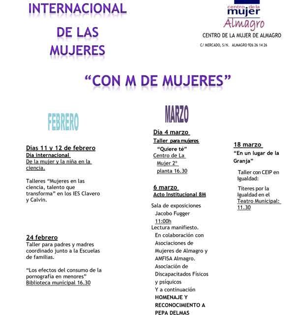 Almagro conmemorará el Día Internacional de las Mujeres con un homenaje a Pepa Delmas, la primera alcaldesa de la democracia