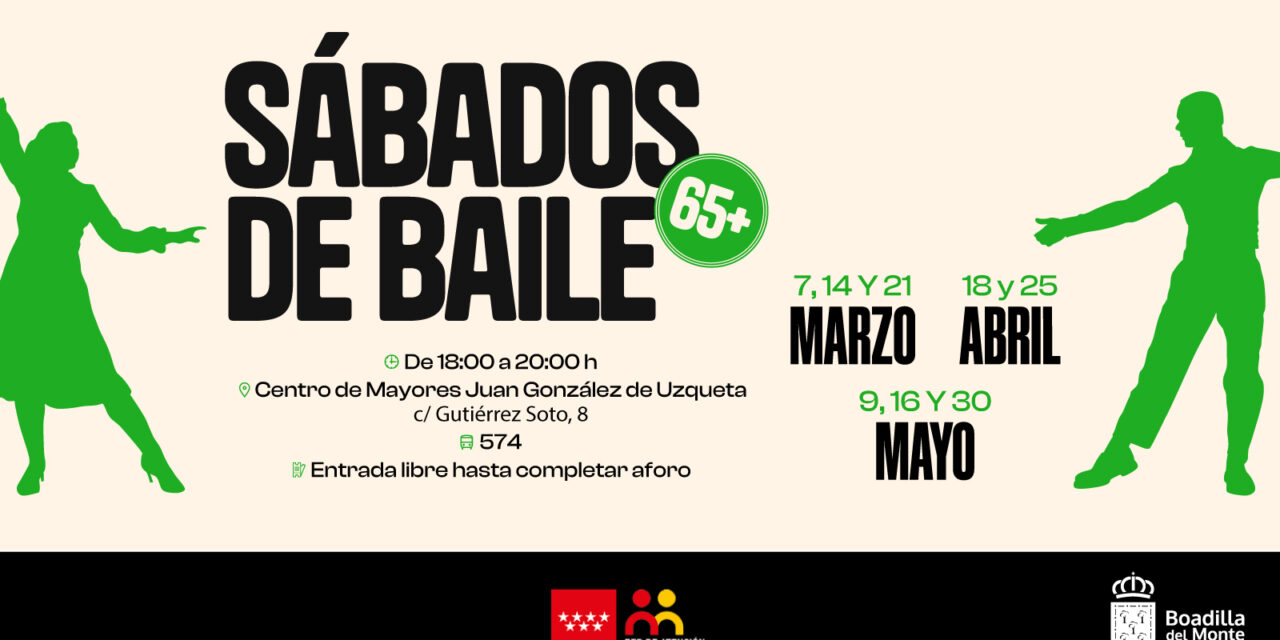 El Ayuntamiento ofrece nuevos Sábados de Baile para los vecinos de más de 65 años
