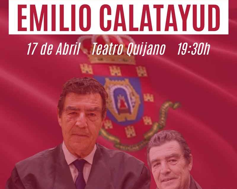 El Ayuntamiento de Ciudad Real nombrará Hijo Predilecto a Emilio Calatayud este viernes en el Teatro Quijano