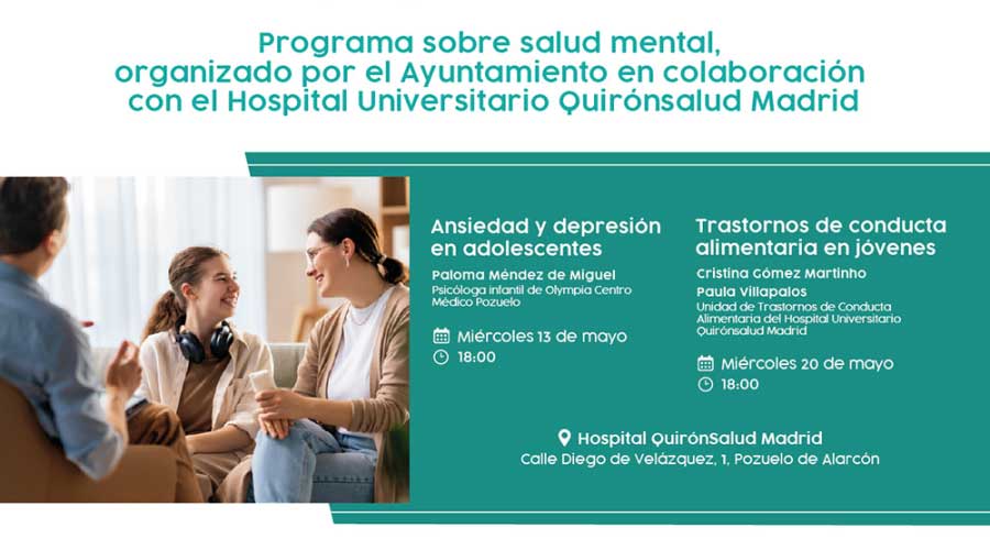 El programa de salud mental ‘Pozuelo en Mente’ llega a su recta final con dos conferencias para mayores