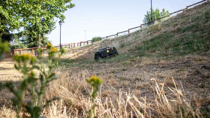 El Ayuntamiento está desbrozando y limpiando más de 400 hectáreas de zonas verdes y parcelas municipales