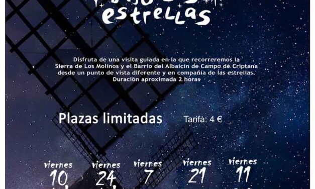 Vuelven las rutas nocturnas “Criptana bajo las estrellas” este verano 2026 