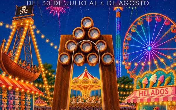 Una noria gigante de 40 metros presidirá la Feria de Agosto de Valdepeñas, que arranca este jueves