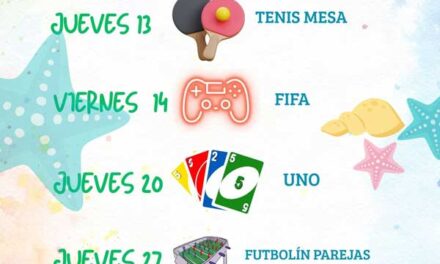 Un mes de agosto cargado de torneos en la Casa de la Juventud