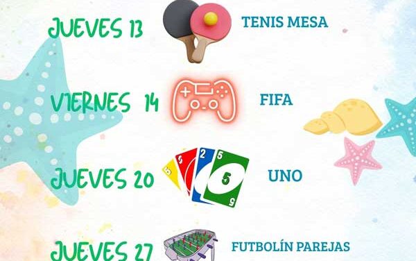 Un mes de agosto cargado de torneos en la Casa de la Juventud