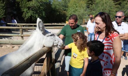 Nace ‘El Pinar de las Águilas’, una granja escuela en Alcázar de San Juan que combina los animales de granja con la cetrería