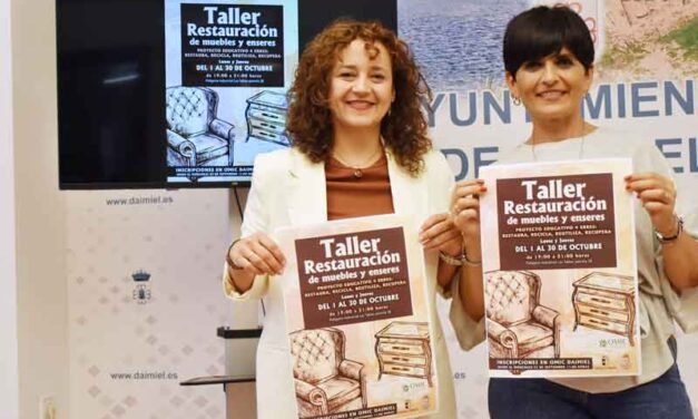 Consumo recupera su taller de restauración de muebles y enseres, que alcanza su tercera edición