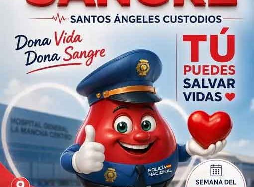 La Policía Nacional convierte la celebración de los Santos Ángeles Custodios en una llamada a la solidaridad a través de la donación de sangre