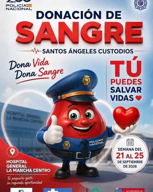 La Policía Nacional convierte la celebración de los Santos Ángeles Custodios en una llamada a la solidaridad a través de la donación de sangre