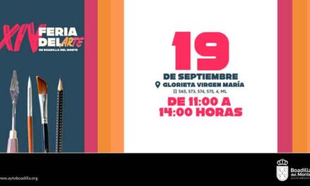 La XIV Feria del Arte se celebrará el próximo sábado 19 en la glorieta Virgen María