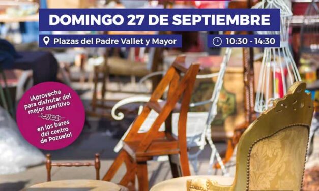 Arranca este domingo una nueva temporada del Mercado de Segunda Vida en el centro de Pozuelo
