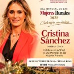 AMFAR contará con la torera Cristina Sánchez en su celebración del Día de las Mujeres Rurales en Ciudad Real el 30 de octubre
