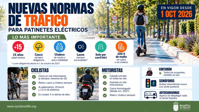 El Ayuntamiento informa a los vecinos de las principales novedades del nuevo Reglamento de Circulación