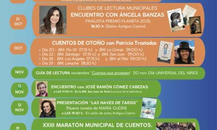 El área de Bibliotecas Municipales programa una intensa agenda de actividades para seguir fomentando la lectura