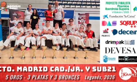 El Club Karate Pozuelo gana los medalleros de las Ligas Nacionales masculina y femenina